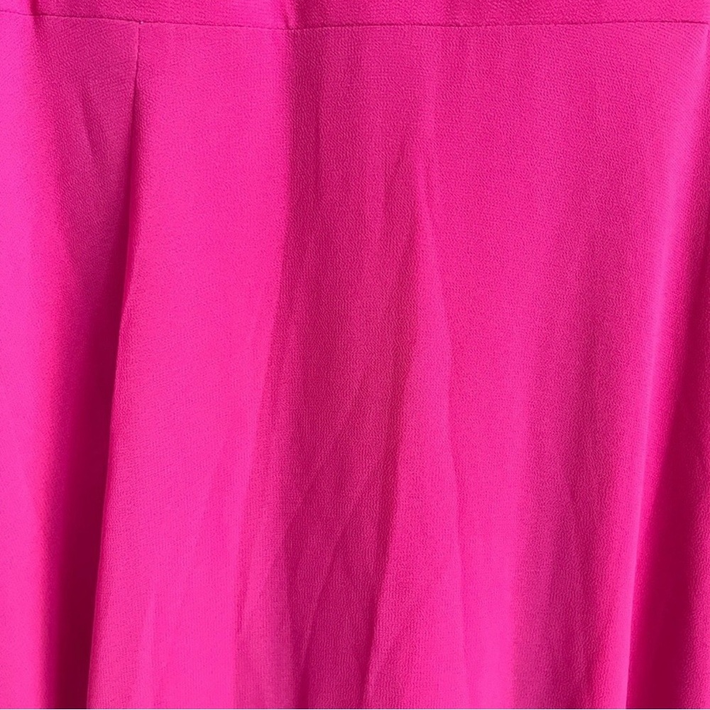 Dress the Population Cambria Twist Bodice Dress Bright Fuchsia Size Medium NWT - Picture 5 of 10